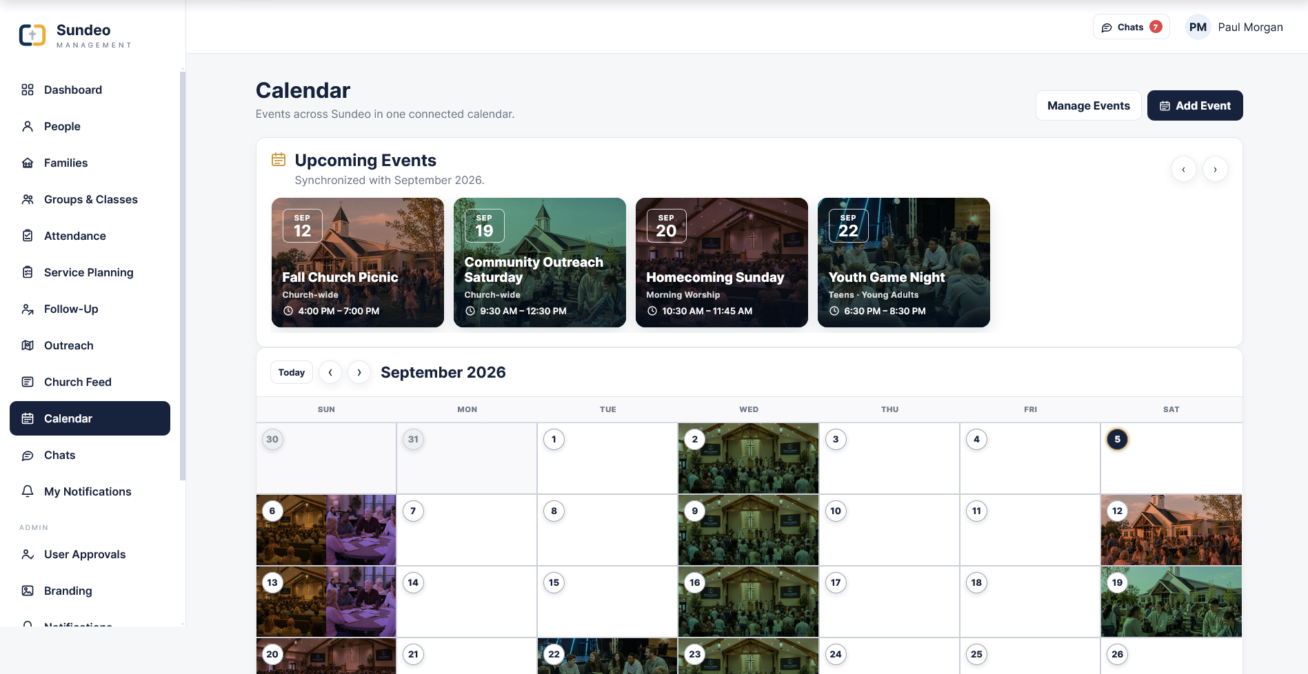 Sundeo mobile dashboard screenshot